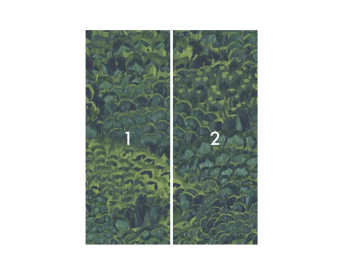 Behang met plantmotief