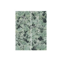 Behang met plantmotieven, bestaande uit twee banen