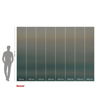 Komar fotobehang met maatindicaties