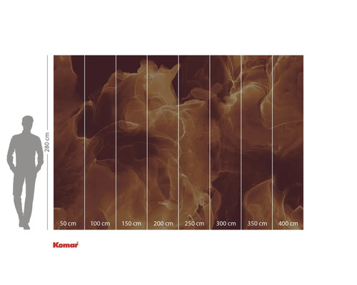 Behang met abstract patroon en maataanduidingen