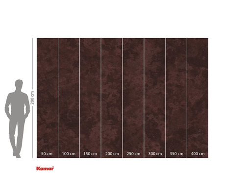 Fotobehang met marmerpatroon, 280 cm hoog en 50 tot 400 cm breed