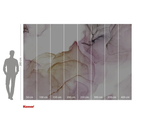 Fotobehang met abstract patroon en maatvoering