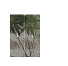 Tweeledig fotobehang met palmmotief