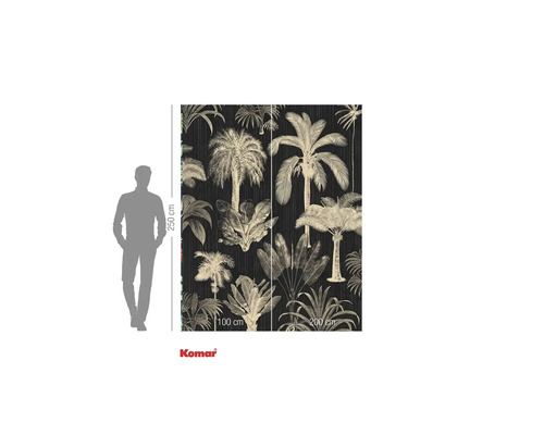 Fotobehang met palmmotief, afmetingen 250 x 400 cm