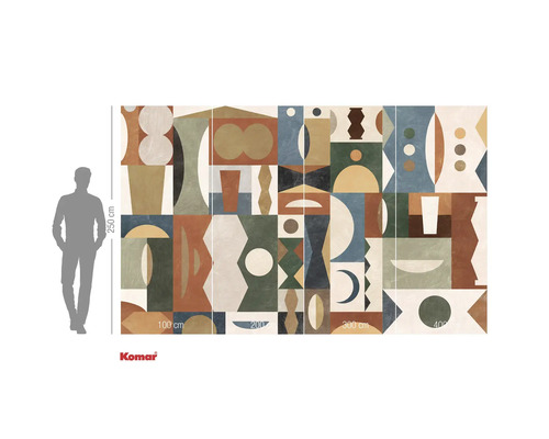 Fotobehang met abstract geometrisch patroon