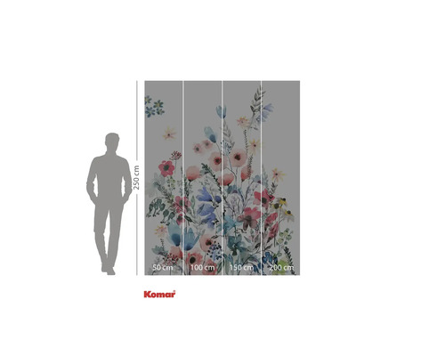 Komar fotobehang met bloemmotief