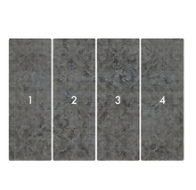 Vierdelig fotobehang met abstract patroon.