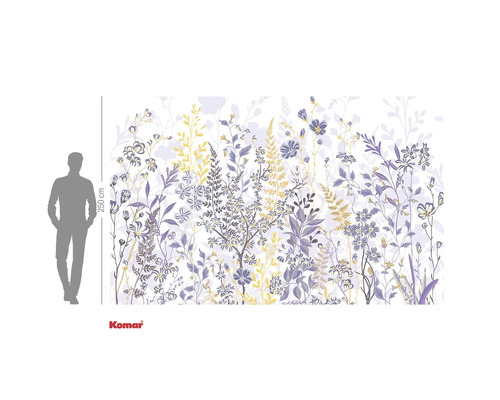 Komar fotobehang met bloemmotief, hoogte 250 cm