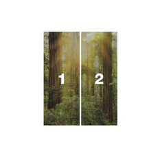 Bosbehang, tweedelig