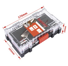 Partfield gereedschapsset in opbergbox, afmetingen 170 x 103 x 53 mm