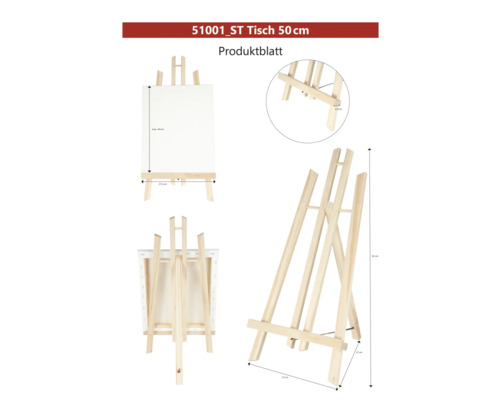 Houten tafelezel met afmetingen maximaal 44 bij 27,5 bij 2,6 bij 27 bij 50 centimeter