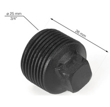 Metalen stop, 25 mm diameter