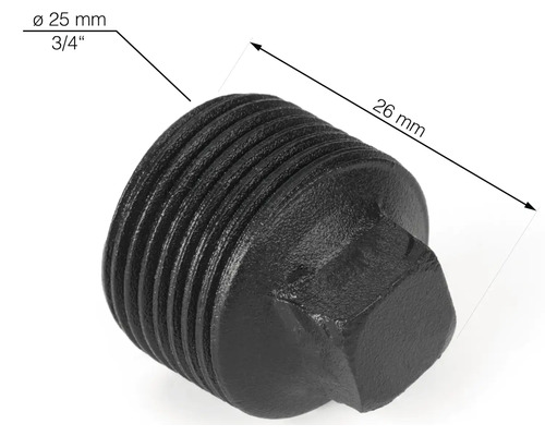 Metalen stop, 25 mm diameter