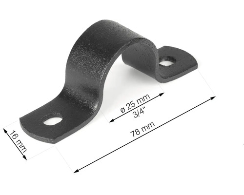 Pijpklem diameter 25 millimeter