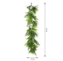 Decoratieve kunstbloemenguirlande, 65 cm lang en 15 cm breed