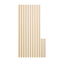 Houten panelen voor wanddecoratie