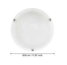 Ronde plafondlamp, diameter 30 cm