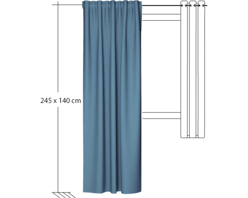 Gordijn, 245 x 140 cm