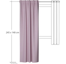 Gordijn, 245 x 140 cm