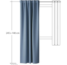 Gordijn, 245 bij 140 centimeter