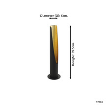 Decoratieve tuinlamp, hoogte 39,5 cm, diameter 6 cm