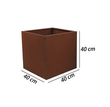 Metalen plantenbak, circa 40 cm