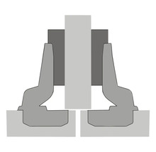 Afbeelding van een bevestigingssysteem voor een bouwelement