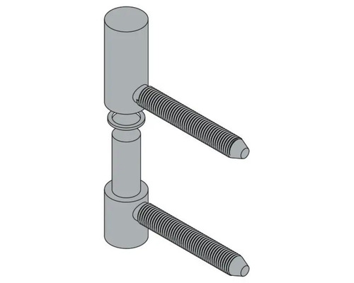 Deurhengsel met schroeven