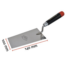 Metselspaan met afmetingen 100 mm bij 140 mm