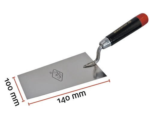 Metselspaan met afmetingen 100 mm bij 140 mm