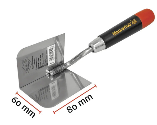 Maurerlob hoekspatel, binnenhoek, 60 mm x 80 mm