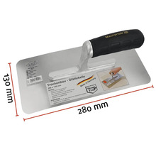 Maurerlob gipsplaatspaan, 280 bij 130 millimeter