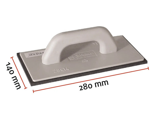 Tegelwasbord met een formaat van 280 x 140 millimeter.