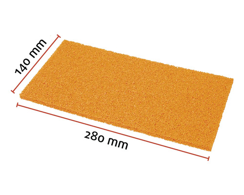 Schuurvlies, 280 mm lang en 140 mm breed