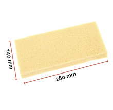Schuimrubber blok van 280 mm bij 140 mm