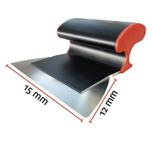 Metselwerktuig met afmetingen van 15 mm en 12 mm voor metselwerkbewerking