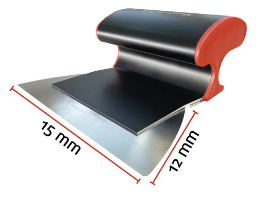 Metselwerktuig met afmetingen van 15 mm en 12 mm voor metselwerkbewerking