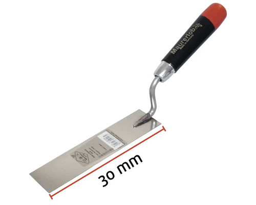 Voegspijker, 30 mm breed, met kunststof handvat