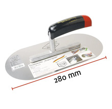Gladde spaan, 280 millimeter, metselgereedschap