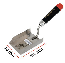 Metselwerktroffel, 100 mm x 70 mm, met kunststof handvat