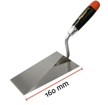 Metselwerk troffel met een bladlengte van 160 mm