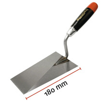 Metalen troffel met een bladlengte van 180 mm