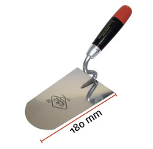 Metselwerk troffel met een bladlengte van 180 mm