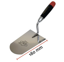 Metselwerk troffel met een bladlengte van 180 millimeter