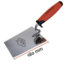 Maurerlob troffel met een bladlengte van 180 mm