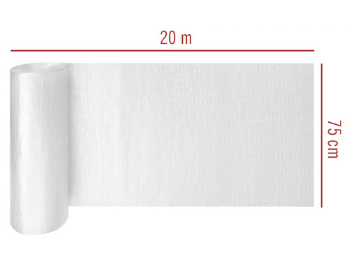 Rol onkruiddoek, 20 meter lang en 75 centimeter breed