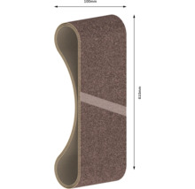 Sisal krabpaalgolf met afmetingen 100 mm x 610 mm