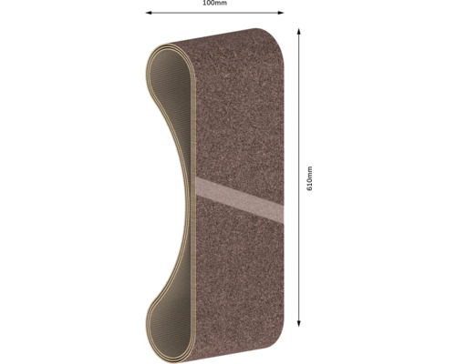 Sisal krabpaalgolf met afmetingen 100 mm x 610 mm