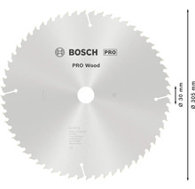 Bosch Pro houtzaagblad met een diameter van 305 millimeter