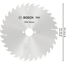 Bosch Pro houtzaagblad met een diameter van 216 mm